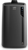 Pingüino PACEL112 Silent Aire Acondicionado Portátil Silencioso con Tecnología Eco Real Feel y Cool Surround, Función Deshumidificadora, 2.9 kW, 63 dB, Plástico, Negro, Clasa A, hasta 110m3