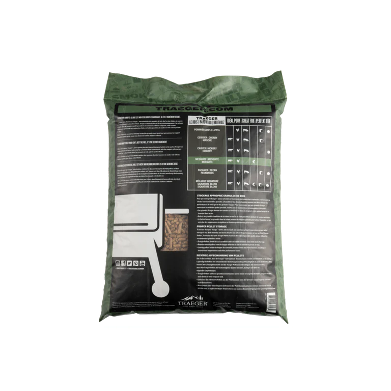 Pellets De Madera De Algarrobo Para Barbacoa Traeger