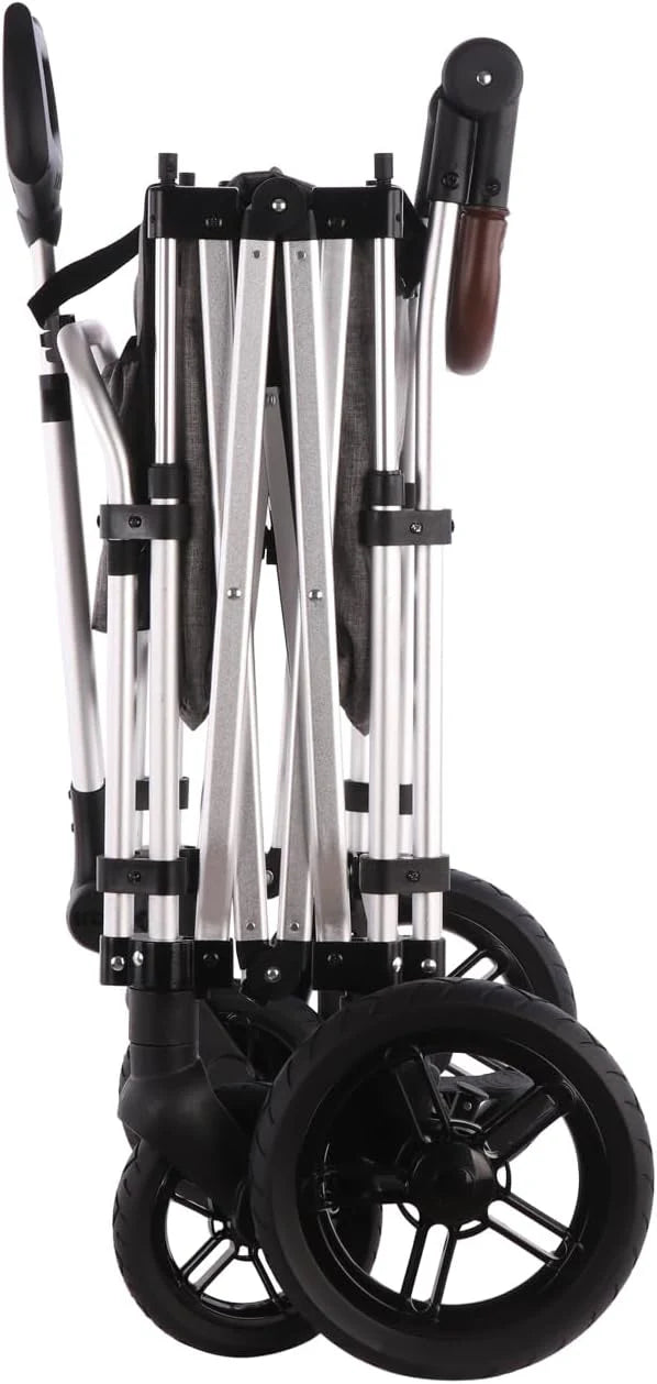 FUXTEC FX-CTL900 Premium Grey, Original Folding Trolley for Children, Ideal Garden, Beach or City, Push or Pull, Load up to 75 kg.