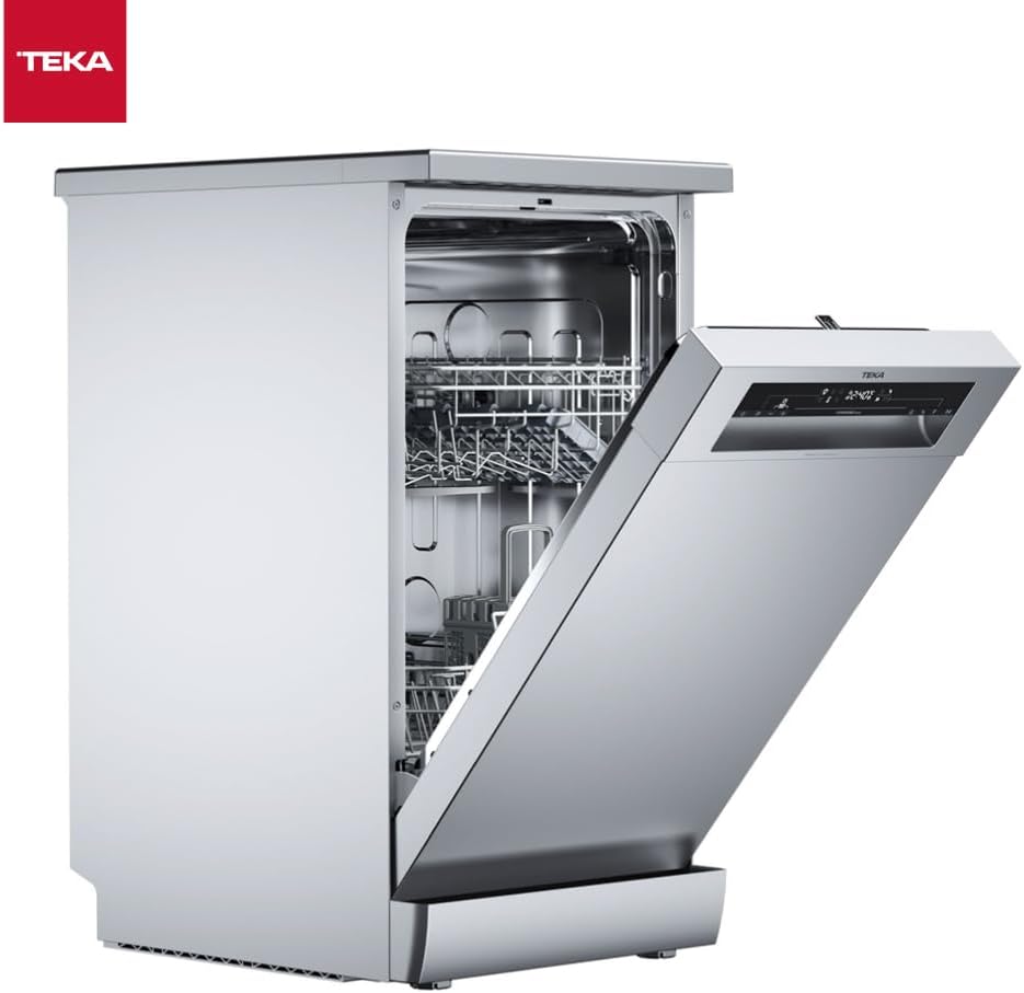 TEKA Lavavajillas Integrable 45 cm, 10 Cubiertos, 6 Programas de Lavado, IonClean, DFS 24650