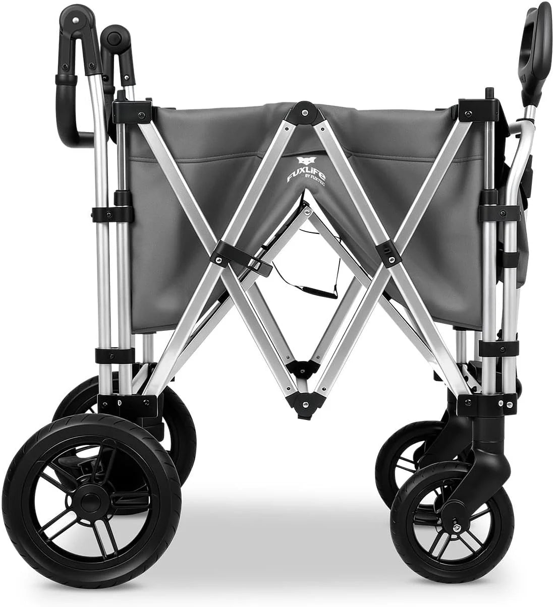 FUXTEC FX-CTL900 Premium Grey, Original Folding Trolley for Children, Ideal Garden, Beach or City, Push or Pull, Load up to 75 kg.