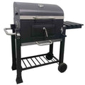 GRILL WĘGLOWY BBQ - ŻELIWNY RUSZT XXL 57 x 43 cm DUŻY ZAMYKANA POKRYWA