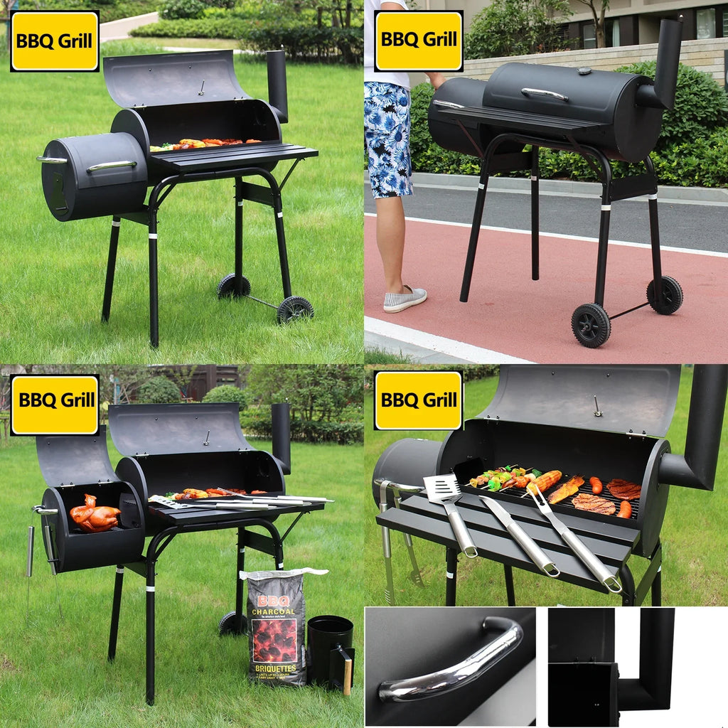 2026 Parrilla de carbón Vebreda para exterior – Barbacoa, ahumador y asador para terraza y jardín