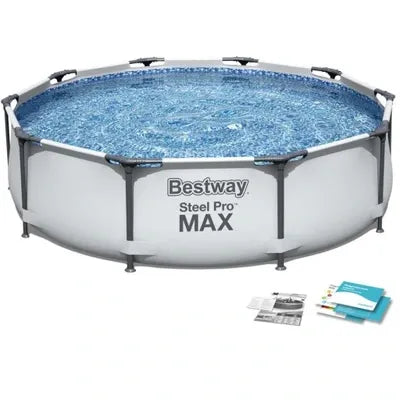 BASEN OGRODOWY STELAŻOWY Z POMPĄ 305 X 76 CM FULL ZESTAW 18W1 BESTWAY