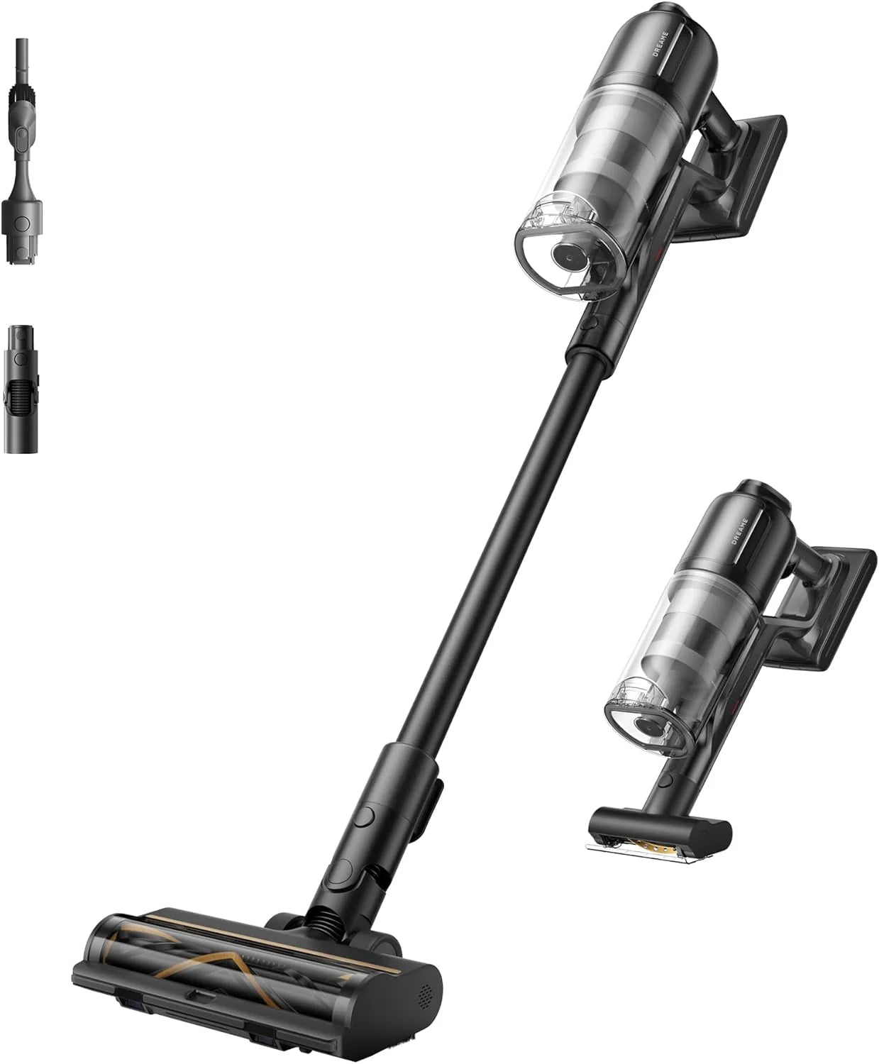 DREAME Z30 Cordless Vacuum Cleaner, 28000 PA/310 AW Vacuum Cleaner with High Speed Motor, Max 90 Min, Hepa H14 Filter, Dust Revelation, Dirt Detection, Automatic Suction Adjustment