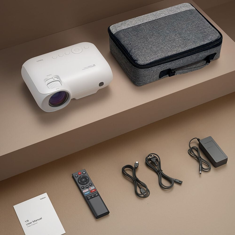 Przenośny projektor Yoton Y9, Full HD, 450 ANSI lumenów