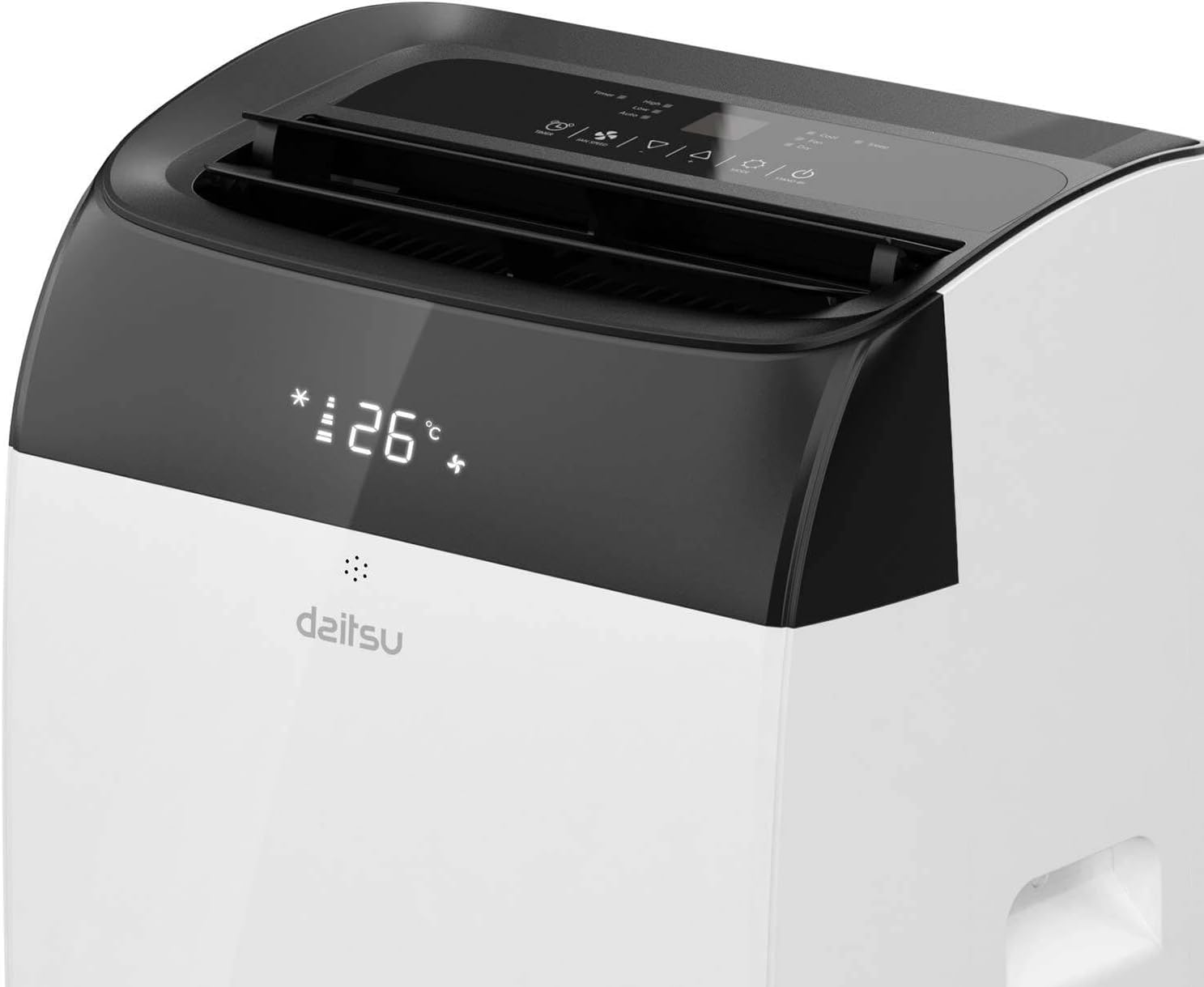 Daitsu - Aire Acondicionado Portátil Frío,Calor, Deshumidificador y Ventilador | 4 en 1 | Alisios Premium APD12FCX | Compacto y Silencioso | Mando a Distancia | Para Hogar u Oficina hasta 30 m²