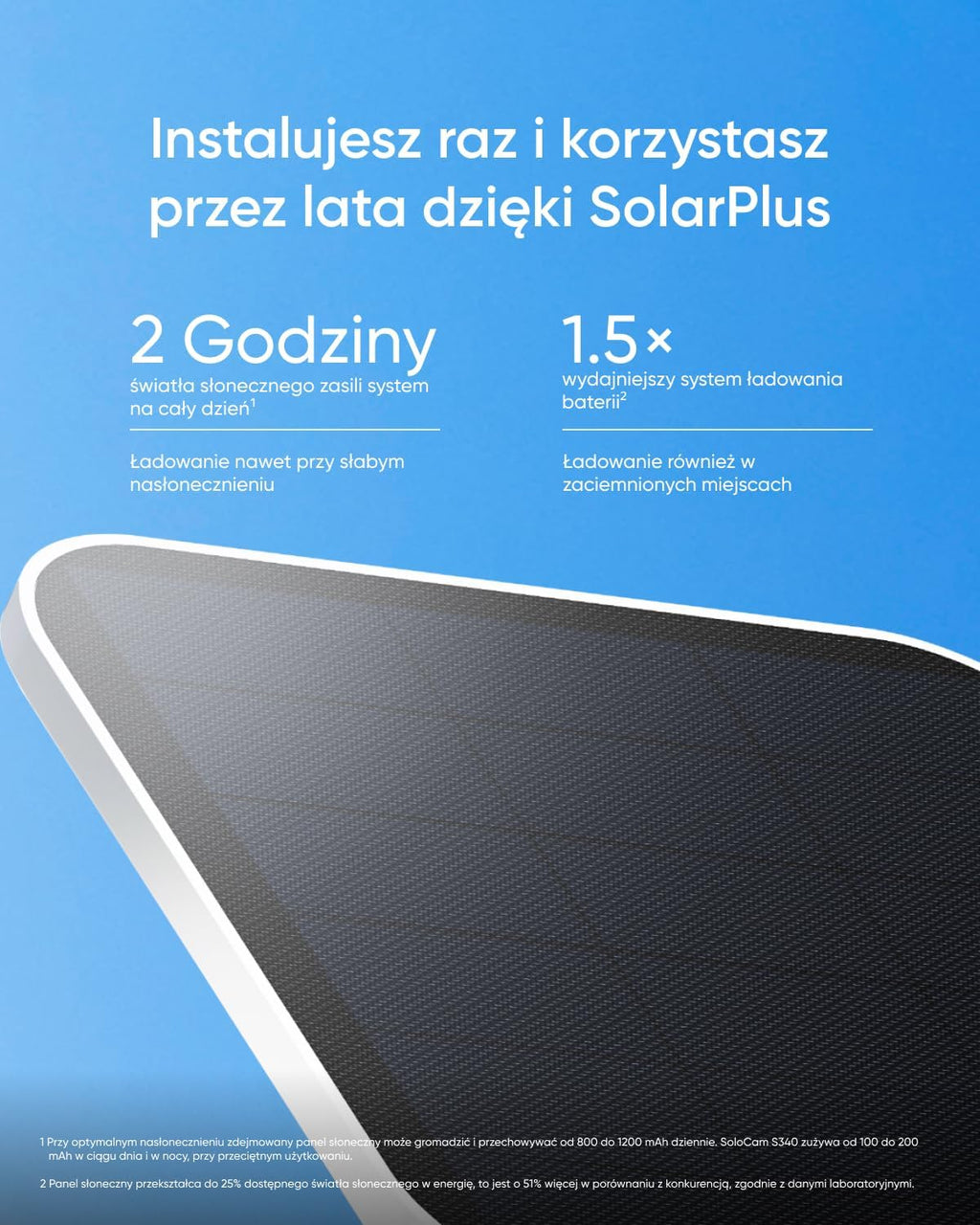 eufy Security SoloCam S340 Podwójne kamery Solarna kamera bezpieczeństwa Zewnętrzna bezprzewodowa, domowa kamera bezpieczeństwa 3K, nadzór 360°, Wi-Fi 2,4 GHz, brak opłaty miesięcznej