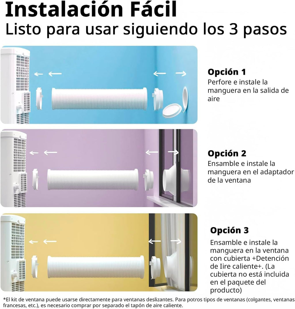COMFEE Pingüino Aire Acondicionado Portátil 9000 BTU/2300 Frigorías Breezy Cool Pro – Climatizador sin unidad exterior, Bajo Consumo, App Control y Kit de Ventana – Refrigera, Ventila y Deshumidifica