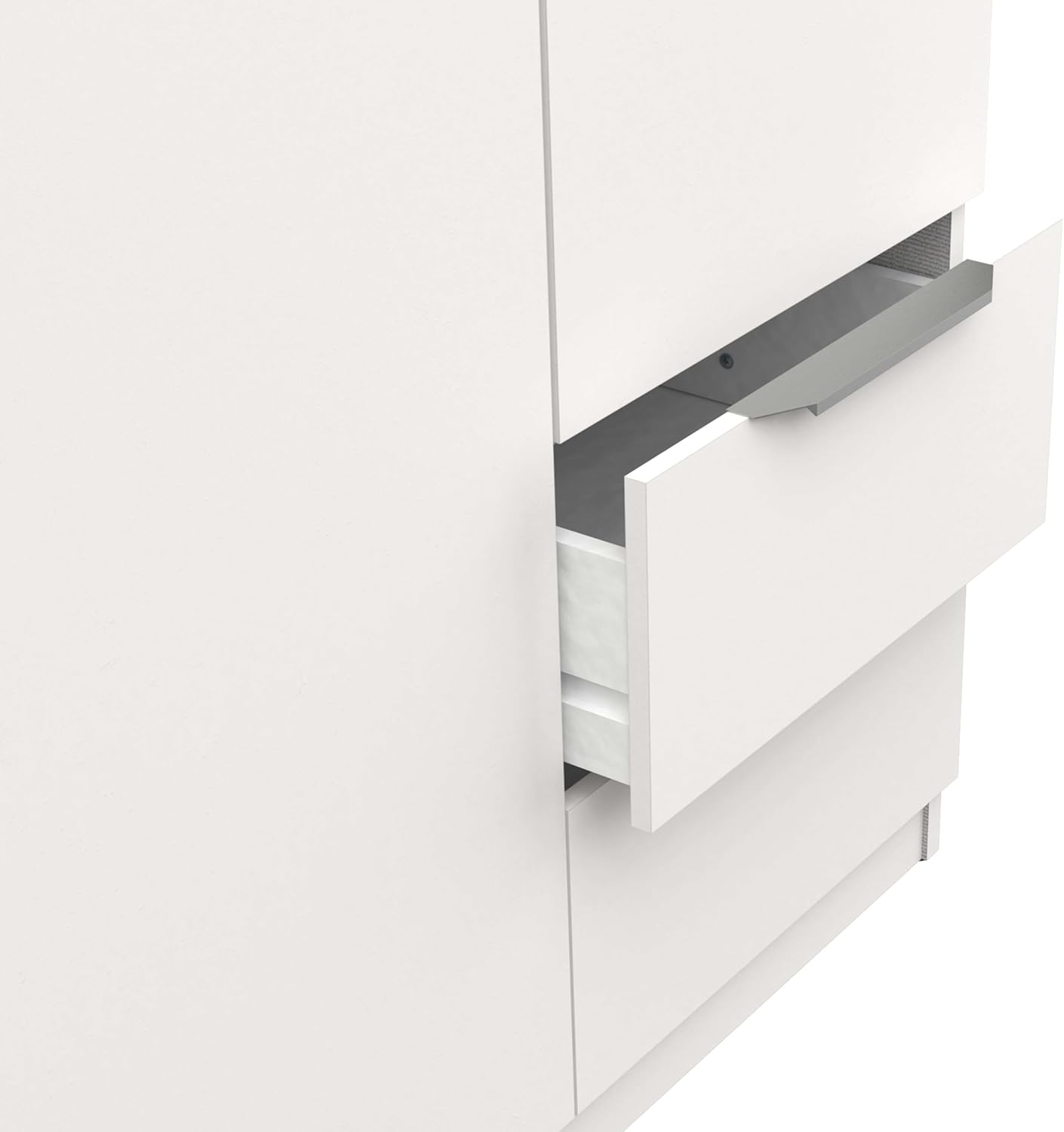 Miroytengo Armario Ghost Grande 6 Puertas y 2 Cajones Color Blanco Mate 203x119 cm