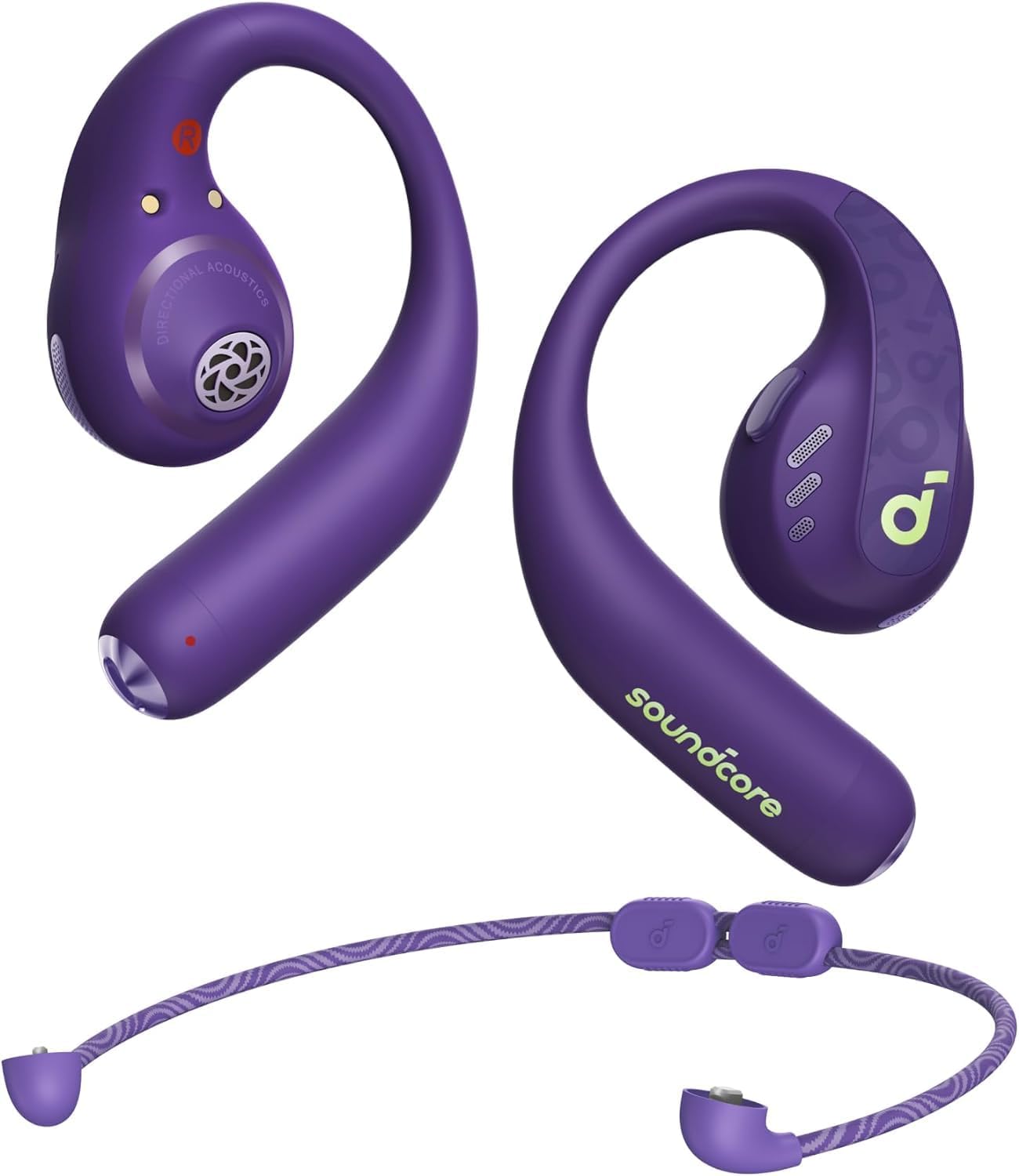 Słuchawki Soundcore by Anker AeroFit Pro o otwartej konstrukcji, ultrakomfortowe, bezpieczna i ergonomiczna konstrukacja, szczegółowy