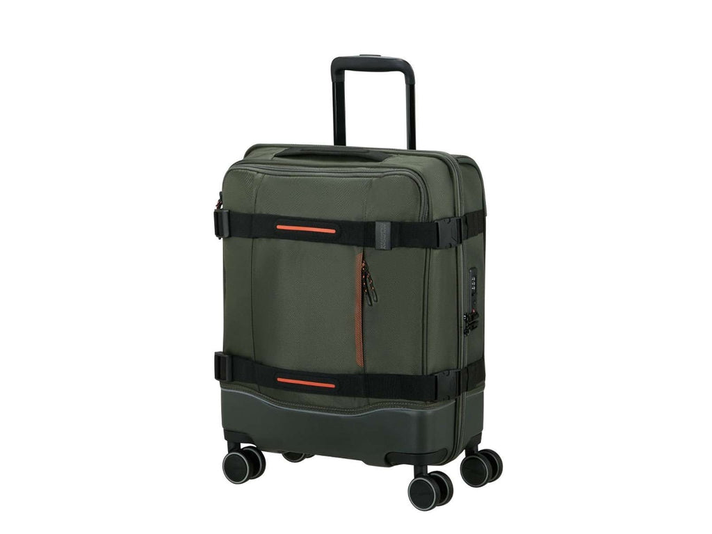 Mala De Cabina Interior Pista 55cm 4 Rodas Caqui Escuro 41.5 l American Tourister