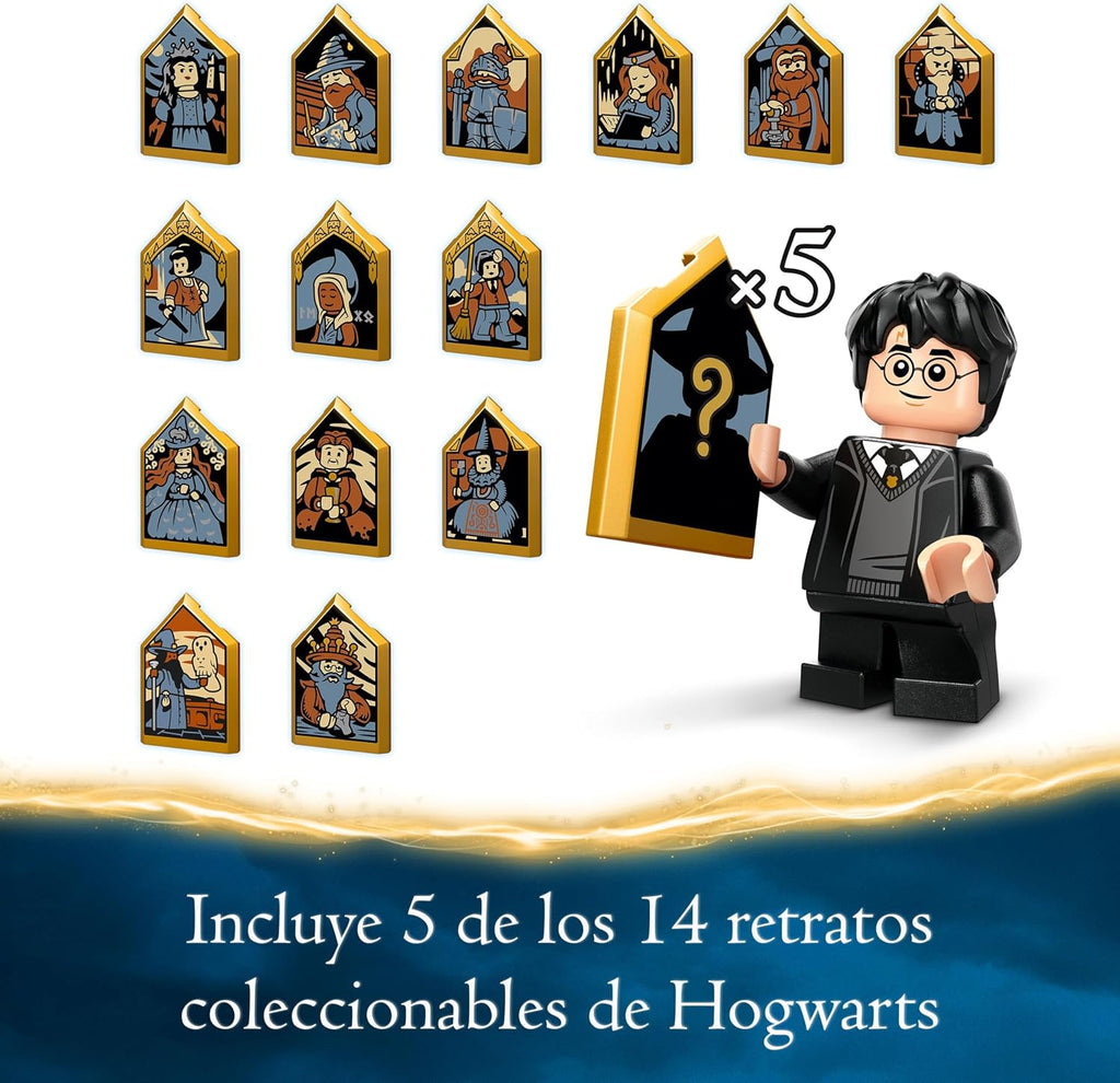 Harry Potter Castillo de Hogwarts: Gran Comedor de la Escuela de Magos de Juguete, 11 Minifiguras Incluidas Hermione Granger y Ron Weasley, Regalo para Niños y Niñas de 10 Años o Mas 76435
