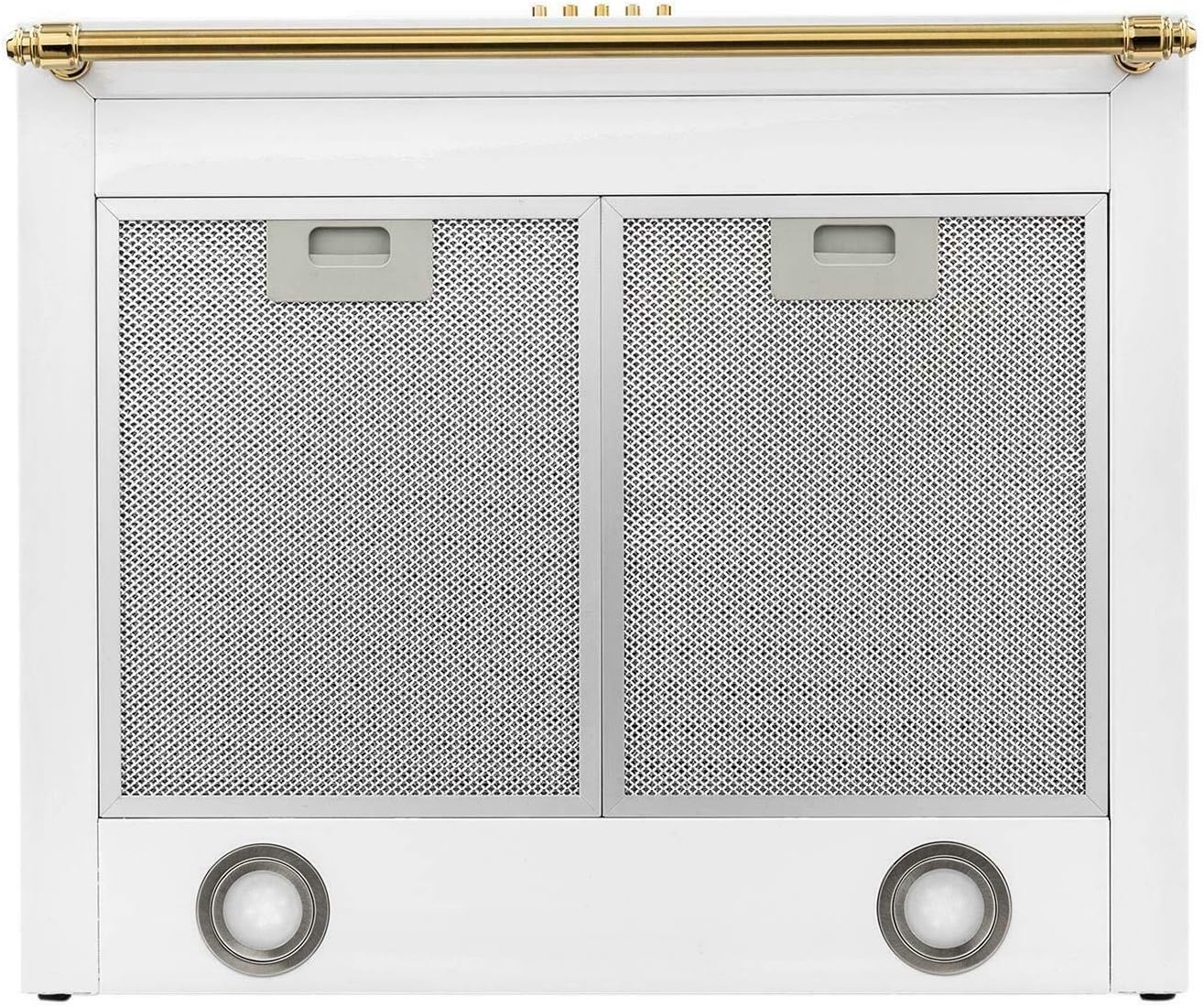 Klarstein Montblanc - Campana extractora 60 cm de pared cocina, 3 niveles, Extracción hasta 610 m³/h, Potencia 165W, Juego montaje incluido, Extractor con salida de aire, Filtro aluminio, LED, Blanco