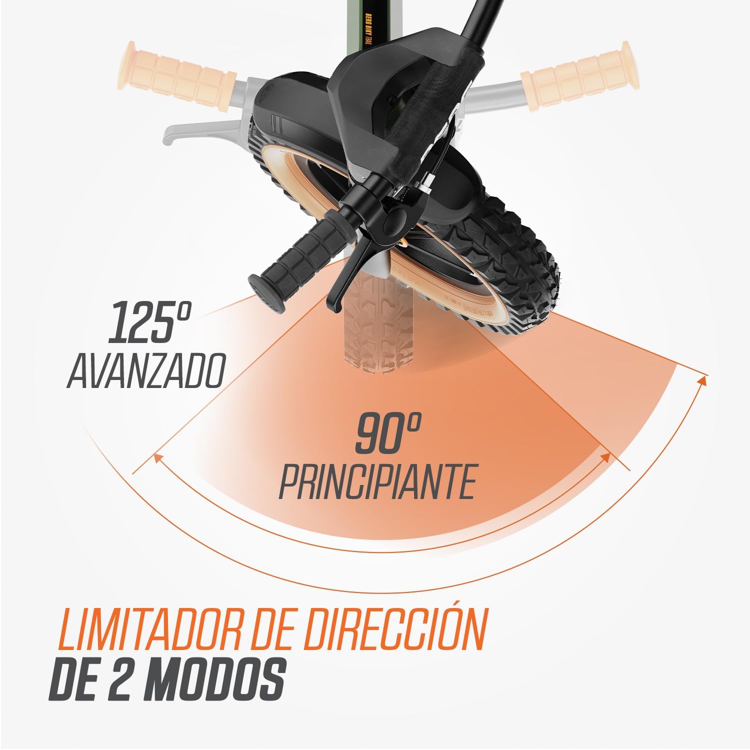 Berg Biky Cross | Bicicleta sin Pedales para niños Desde 2 años | Ruedas 12 Pulgadas | con Freno de Mano | Diseño Seguro y Ligero | Ajustable para Crecimiento