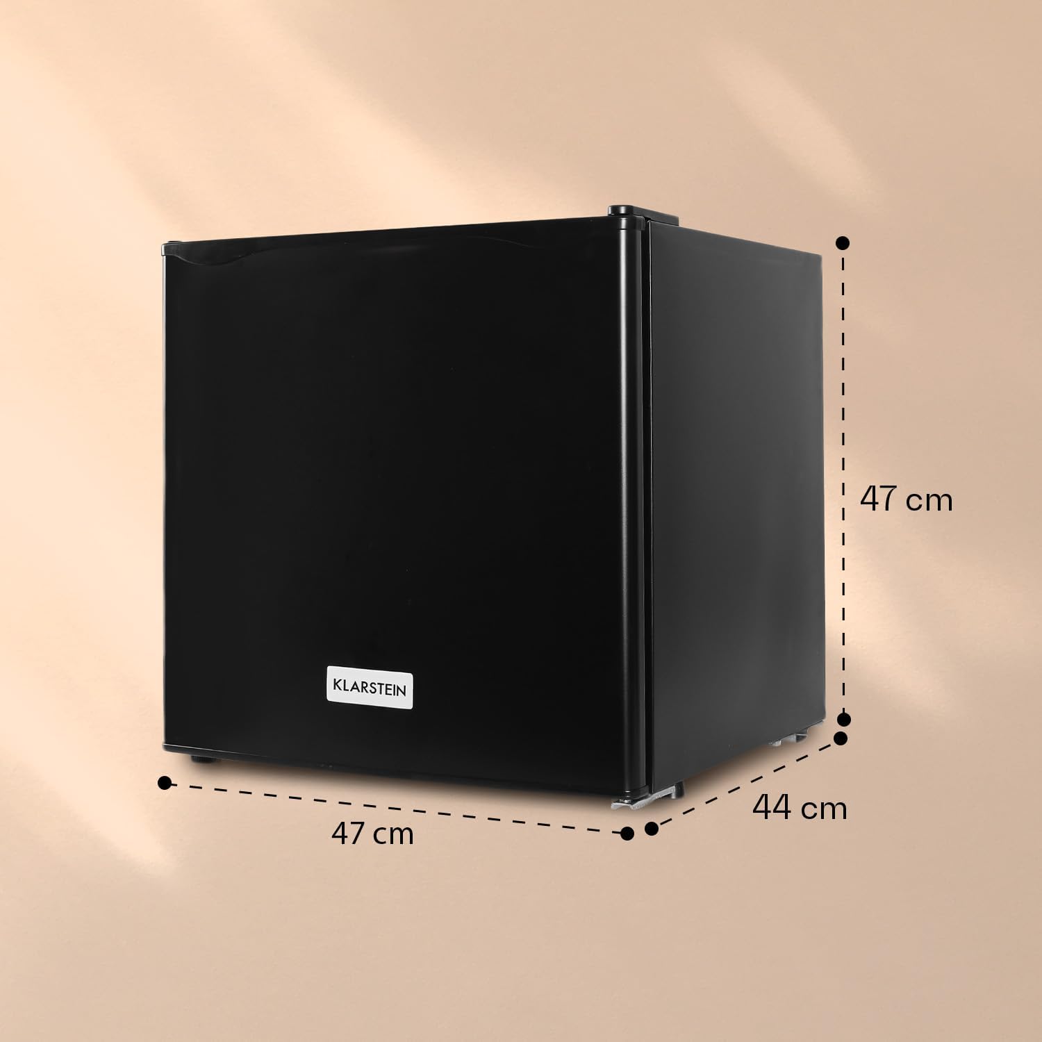 Klarstein Congelador Vertical No Frost 33l, Portátil para Casa y Oficina, Bajo Consumo con Estante y Rascador, Bajo Encimera