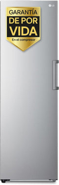 GFT41PZGSZ - Congelador No Frost Total, 1 Puerta, Compresor Smart Inverter, de 355 L y 186 cm, Congelador Vertical con Funcion de Congelacion Rapida, Color Inox