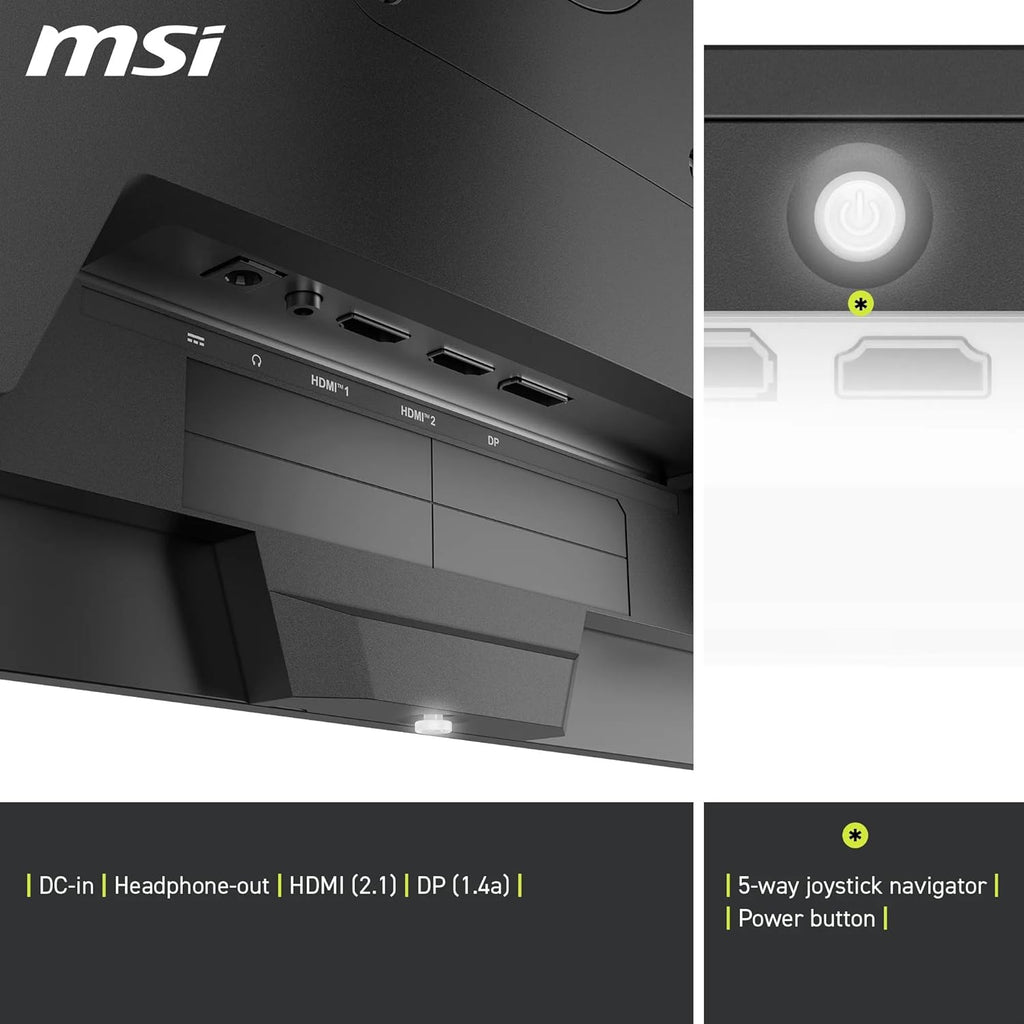 MSI MAG 273QP QD-OLED X24 Gaming Display 26,5" WQHD - Quantum Dot OLED Panel 2560 x 1440, 240Hz / 0,03ms, 99.1% DCI-P3, XXL) E≤2, DisplayHDR True Black 400 - DP 1.4a, HDMI 2.1.1