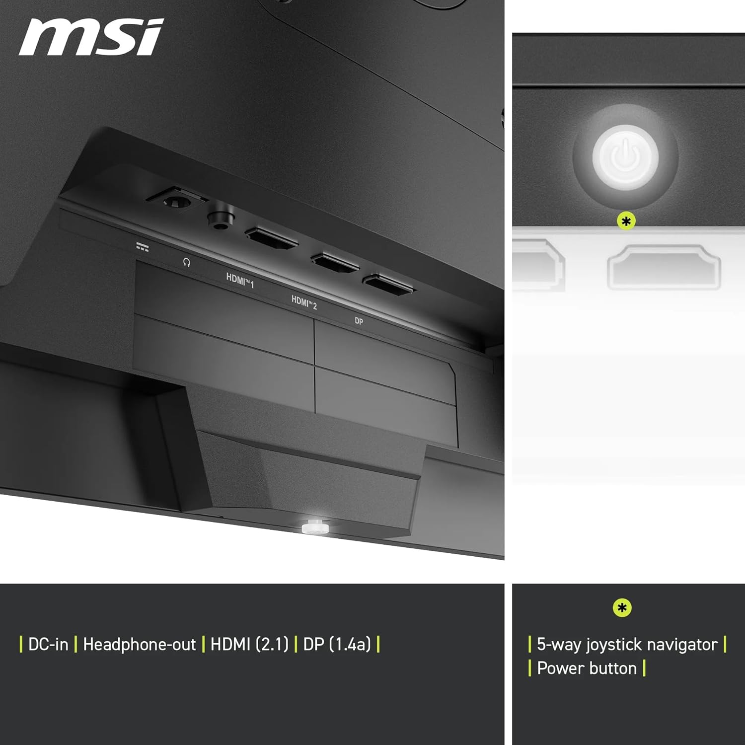MSI MAG 273QP QD-OLED X24 Gaming Display 26,5" WQHD - Quantum Dot OLED Panel 2560 x 1440, 240Hz / 0,03ms, 99.1% DCI-P3, XXL) E≤2, DisplayHDR True Black 400 - DP 1.4a, HDMI 2.1.1