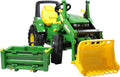 Rolly Toys 710379 John Deere 7930 - Tractor a Pedal, 3-8 años con Carga Frontal, Compartimento de Transporte