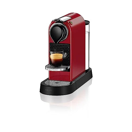 2025 Cafetera de cápsulas Krups Nespresso Pixie Redesign | Espresso y lungo | Estilo industrial | Bajo consumo energético | Apagado automático | Bandeja ajustable | Cápsulas reciclables | Modelo XN306T