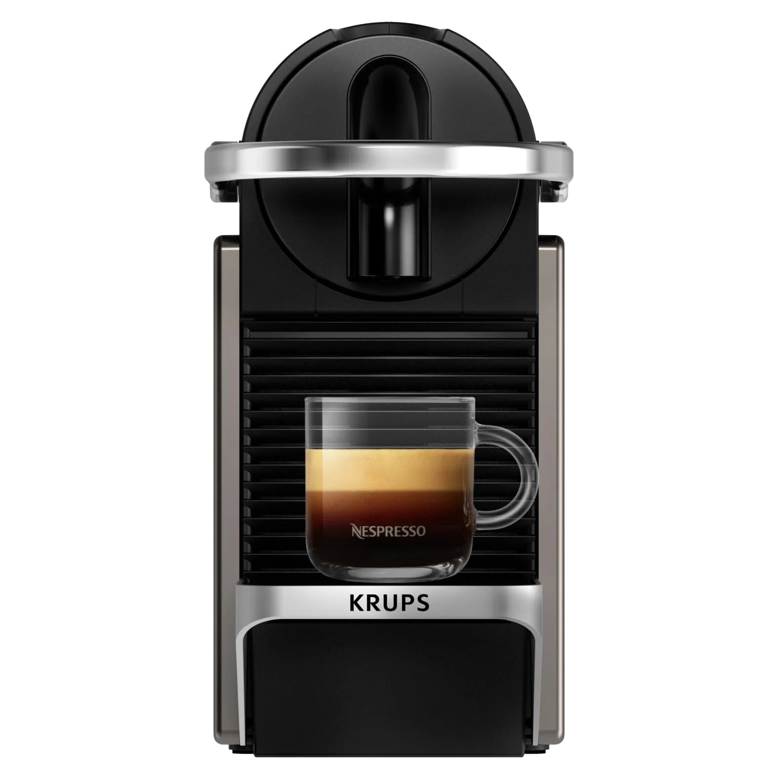 2025 Cafetera de cápsulas Krups Nespresso Pixie Redesign | Espresso y lungo | Estilo industrial | Bajo consumo energético | Apagado automático | Bandeja ajustable | Cápsulas reciclables | Modelo XN306T