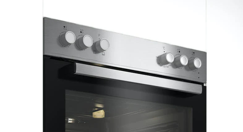 2026 Conjunto cocina Beko BBUC12020X con placas y horno de convección