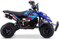 Miniquad Infantil Gasolina Raptor-R4 49cc (Gasolina Mezcla), Azul, niños de 4 a 10 años