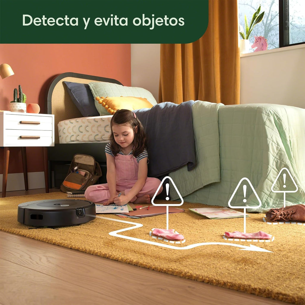iRobot Roomba Combo 10 MAX + Base AutoWash, Robot Aspirador y friegasuelos, Multifuncional autolimpiable, rellena el depósito Agua, Lava&Seca mopa, autovaciado, mopa retráctil, Evita obstáculos, App