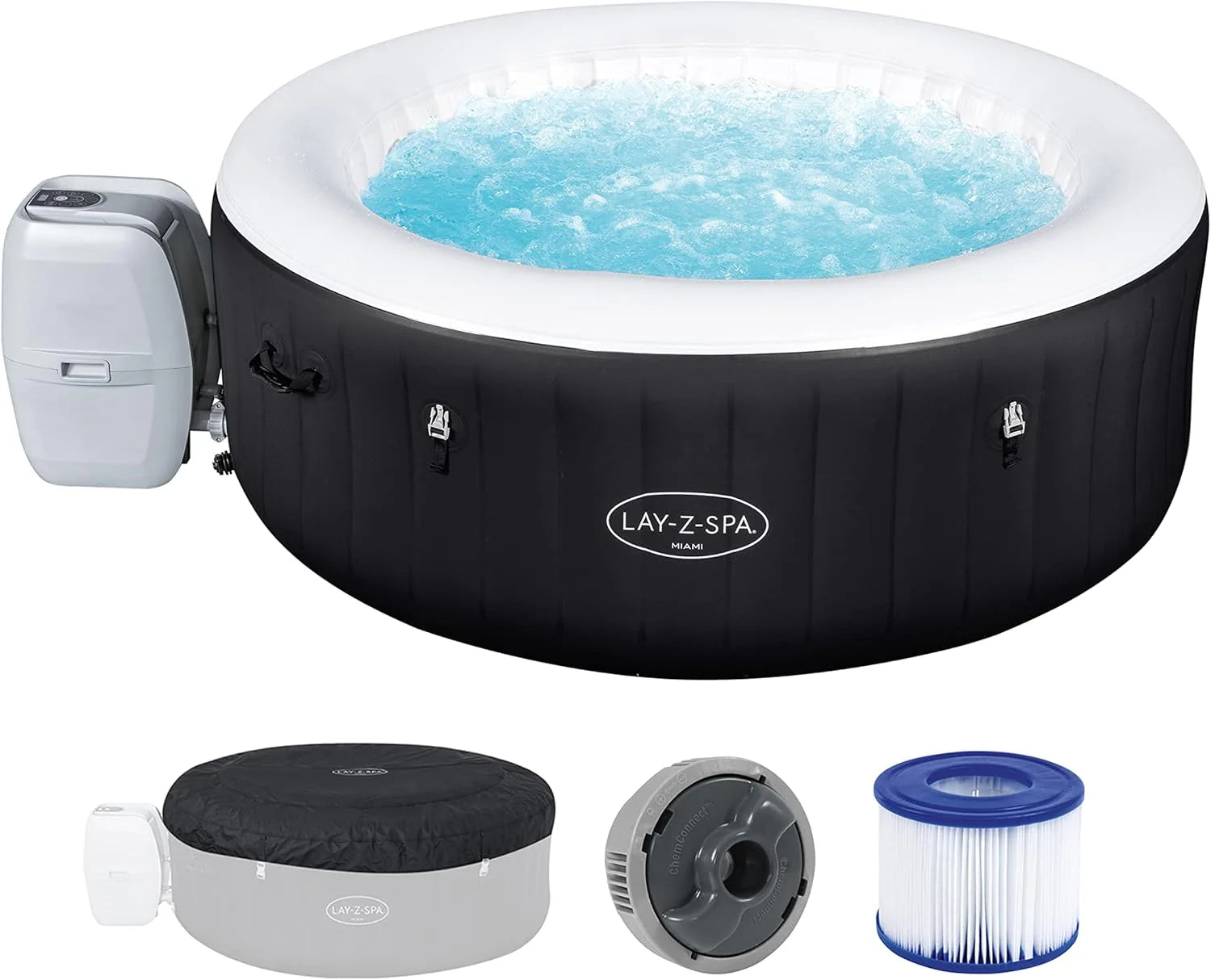 Bestway Lay-Z-SPA 71" x 26"/1.80m x 66cm Miami AirJet