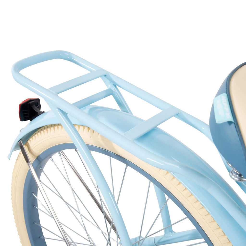 2025 Bicicleta Cruiser Clásica Huffy Nel Lusso con cuadro Perfect Fit, Mujer, Azul Claro, 26"