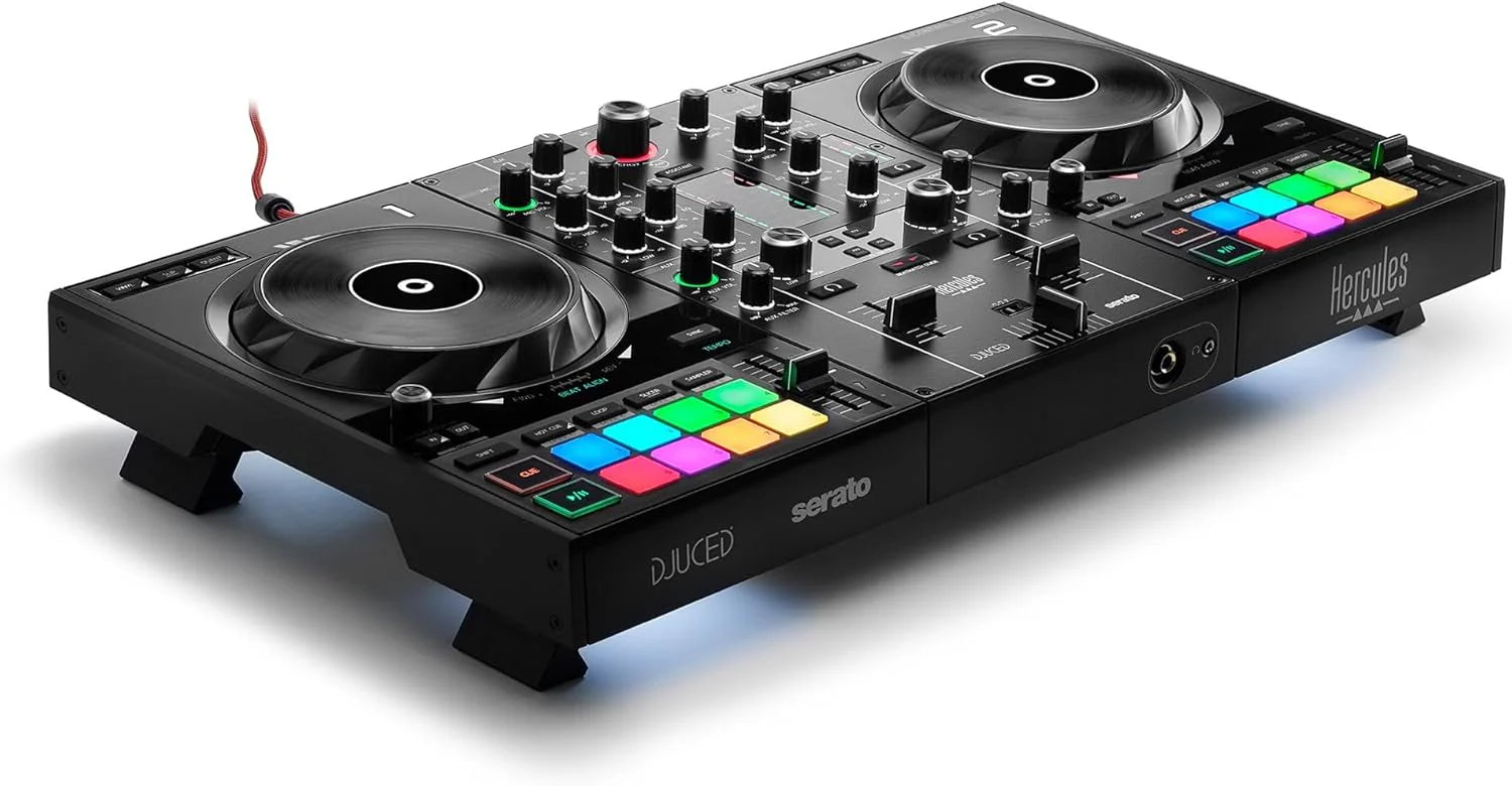 Hercules DJControl Inpulse 500 2 Deck USB DJ Controller for Serato DJ Lite and DJUCED
