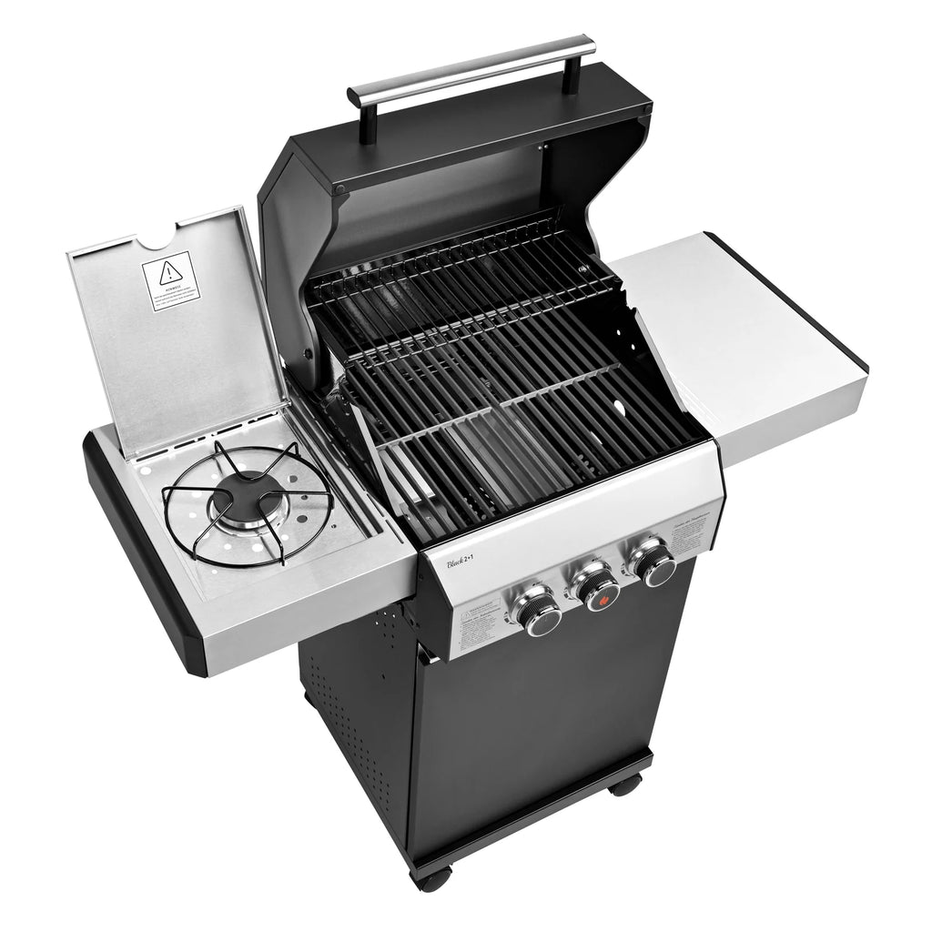 2026 Barbacoa de gas BLACK 2+1