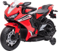 TURBO CHALLENGE - Honda CBR1000RR - Portador Eléctrico - 119175 - Moto - Rojo - Listo para Rodar - Máximo 30Kg - Plástico - Baterías Recargables - A Partir de 3 años