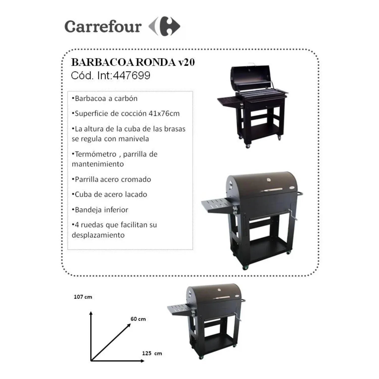 Barbacoa Mod. Ronda V-2020