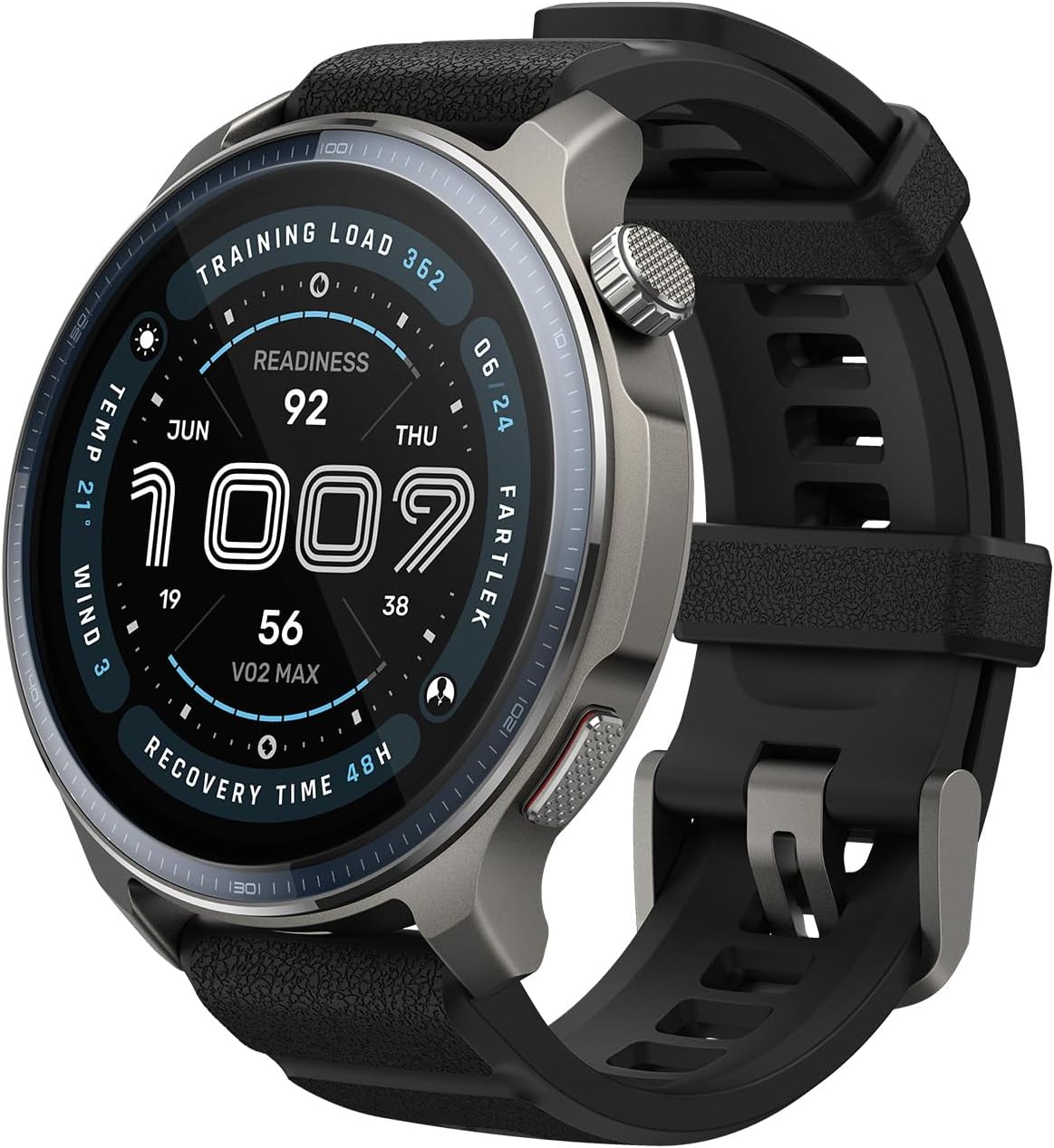 Amazfit Balance 2 Reloj Inteligente Hombre 47mm, Pantalla AMOLED 1,5" Cristal de Zafiro, smartwatch con NFC, GPS, batería de 21 días, 170+ Modos Deportivos, Hyrox, Golf, para Android y iPhone