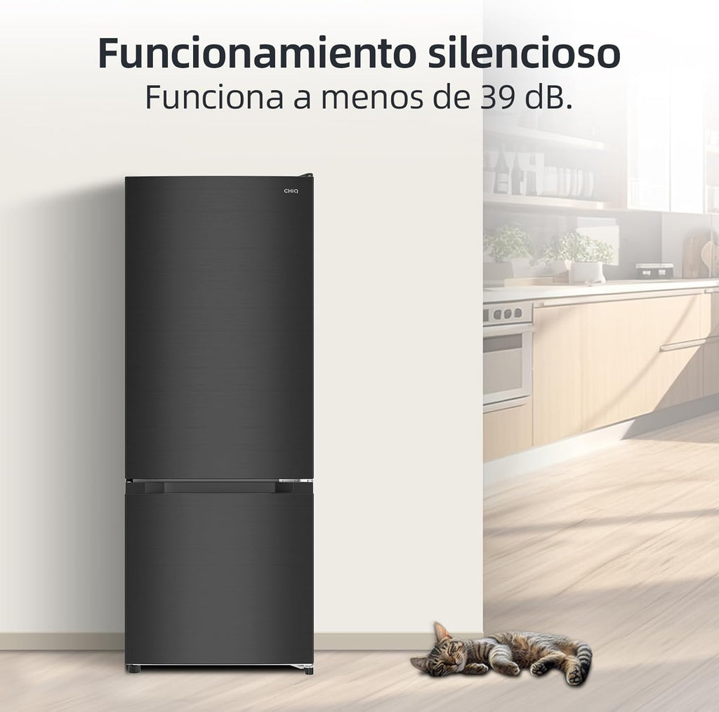 CHiQ Frigorífico FBM205L42 205 L, Low Frost, Clase Energética E, Silencioso de 39 dB, Puertas Reversibles