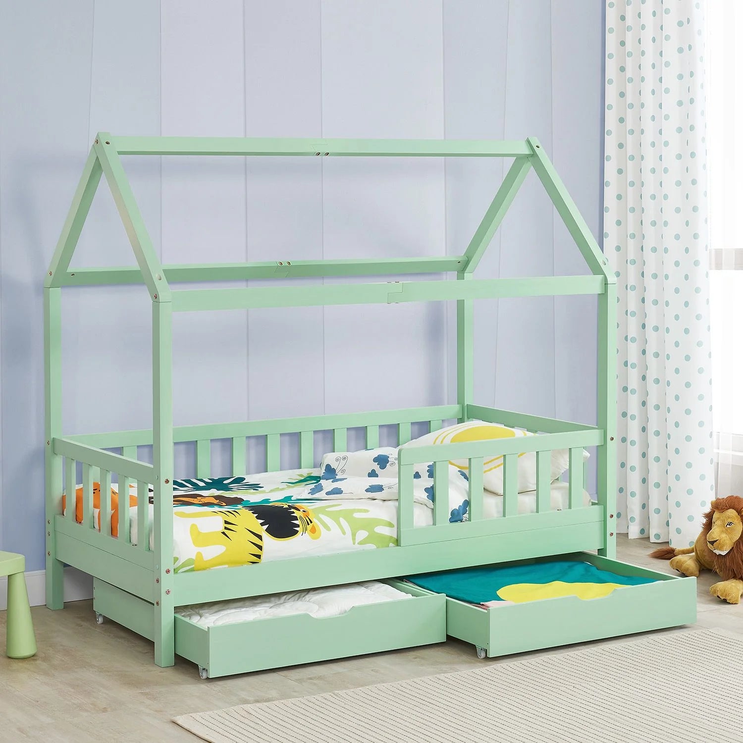 2026 Cama infantil Marli 90 x 200 cm con cajones de almacenamiento