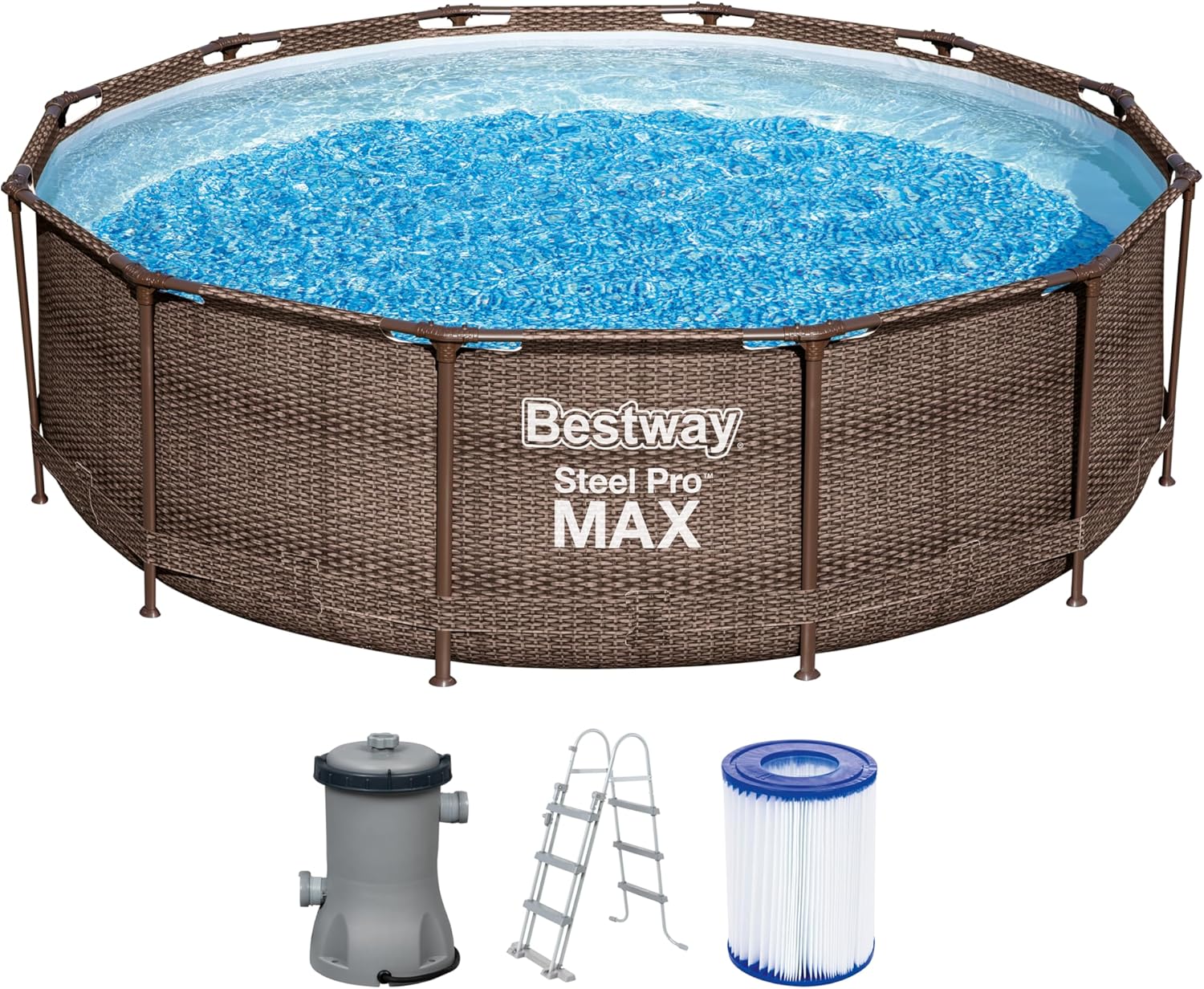 Bestway Piscina Desmontable Steel Pro Max Deluxe 366x100 Cm 56709