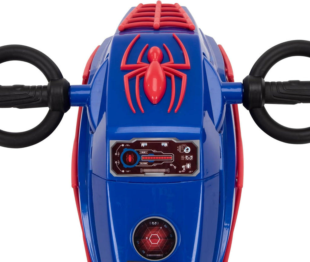 Huffy Spiderman 6V Paseo en Motocicleta para niños 3-7 años
