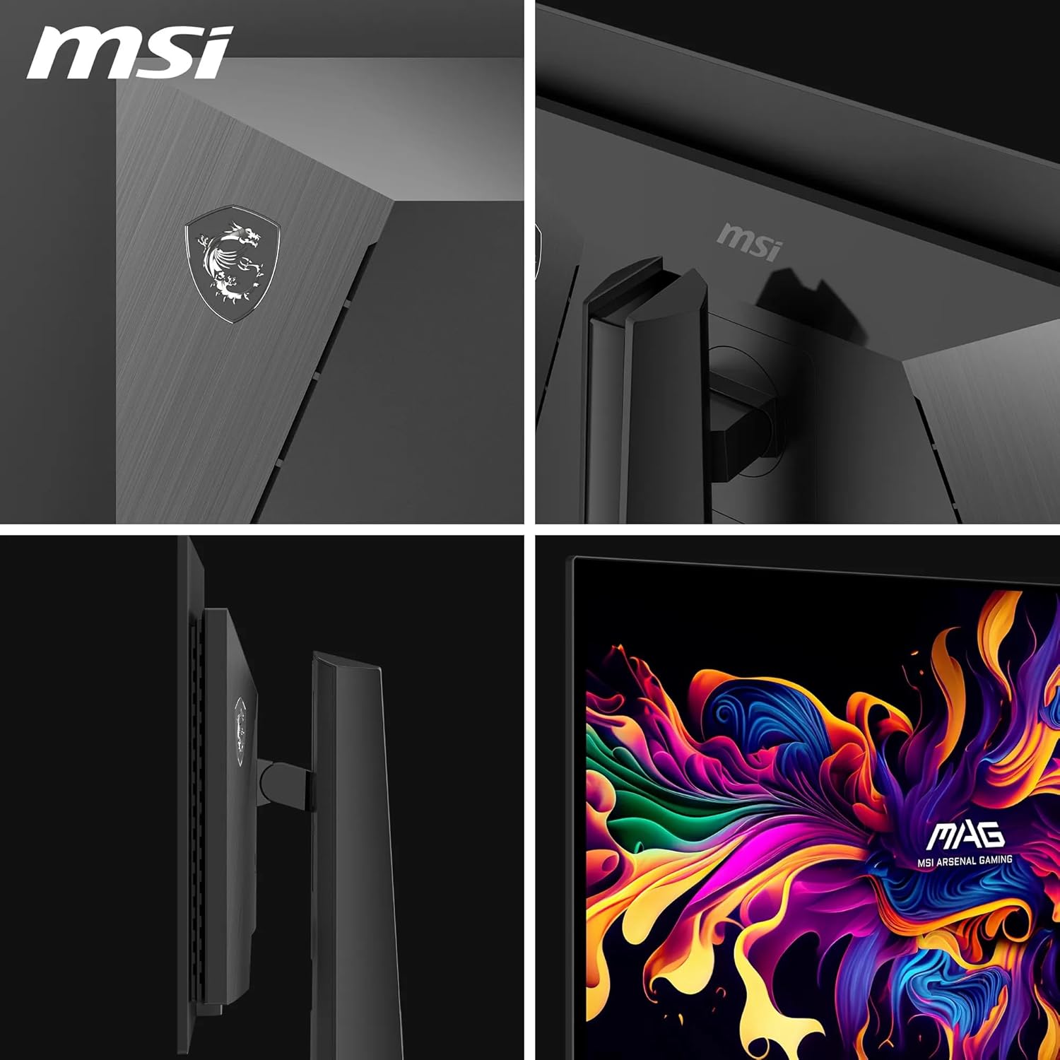 MSI MAG 273QP QD-OLED X24 Gaming Display 26,5" WQHD - Quantum Dot OLED Panel 2560 x 1440, 240Hz / 0,03ms, 99.1% DCI-P3, XXL) E≤2, DisplayHDR True Black 400 - DP 1.4a, HDMI 2.1.1