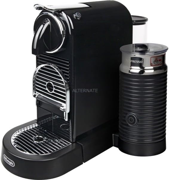 DeLonghi Nespresso Citiz EN267.BAE Coffee Maker with Capsules, Special Extraction System, 1710 W, 1 L, Plastic, Black