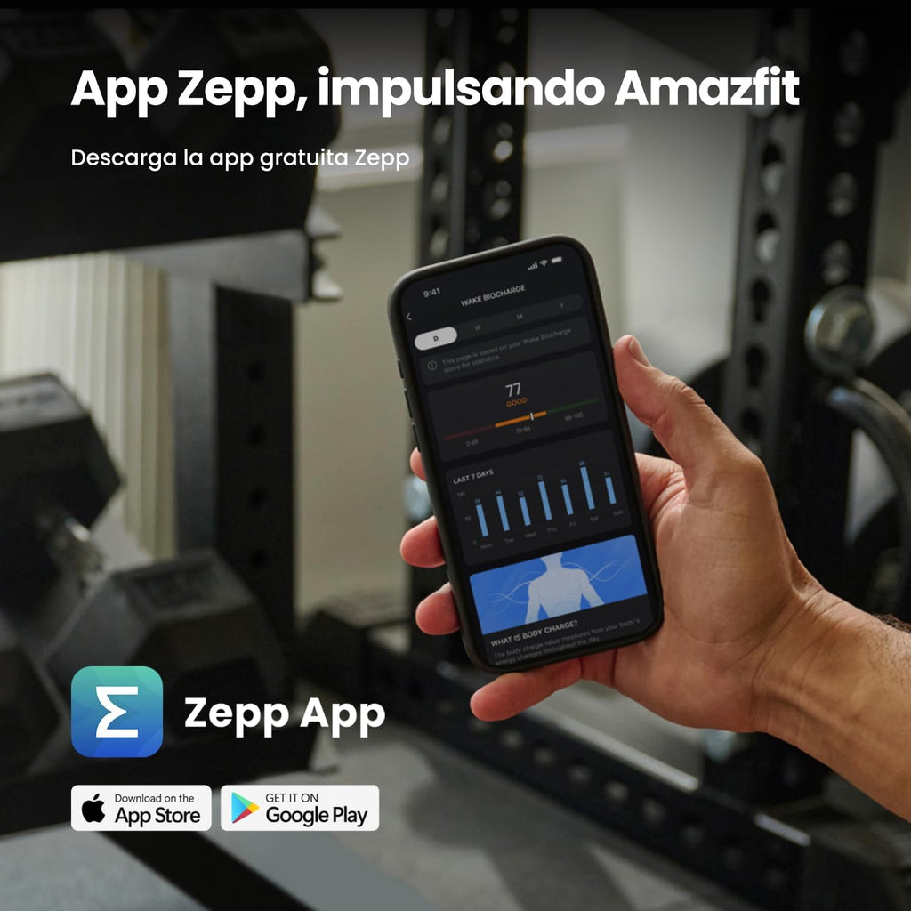 Amazfit Balance 2 Reloj Inteligente Hombre 47mm, Pantalla AMOLED 1,5" Cristal de Zafiro, smartwatch con NFC, GPS, batería de 21 días, 170+ Modos Deportivos, Hyrox, Golf, para Android y iPhone
