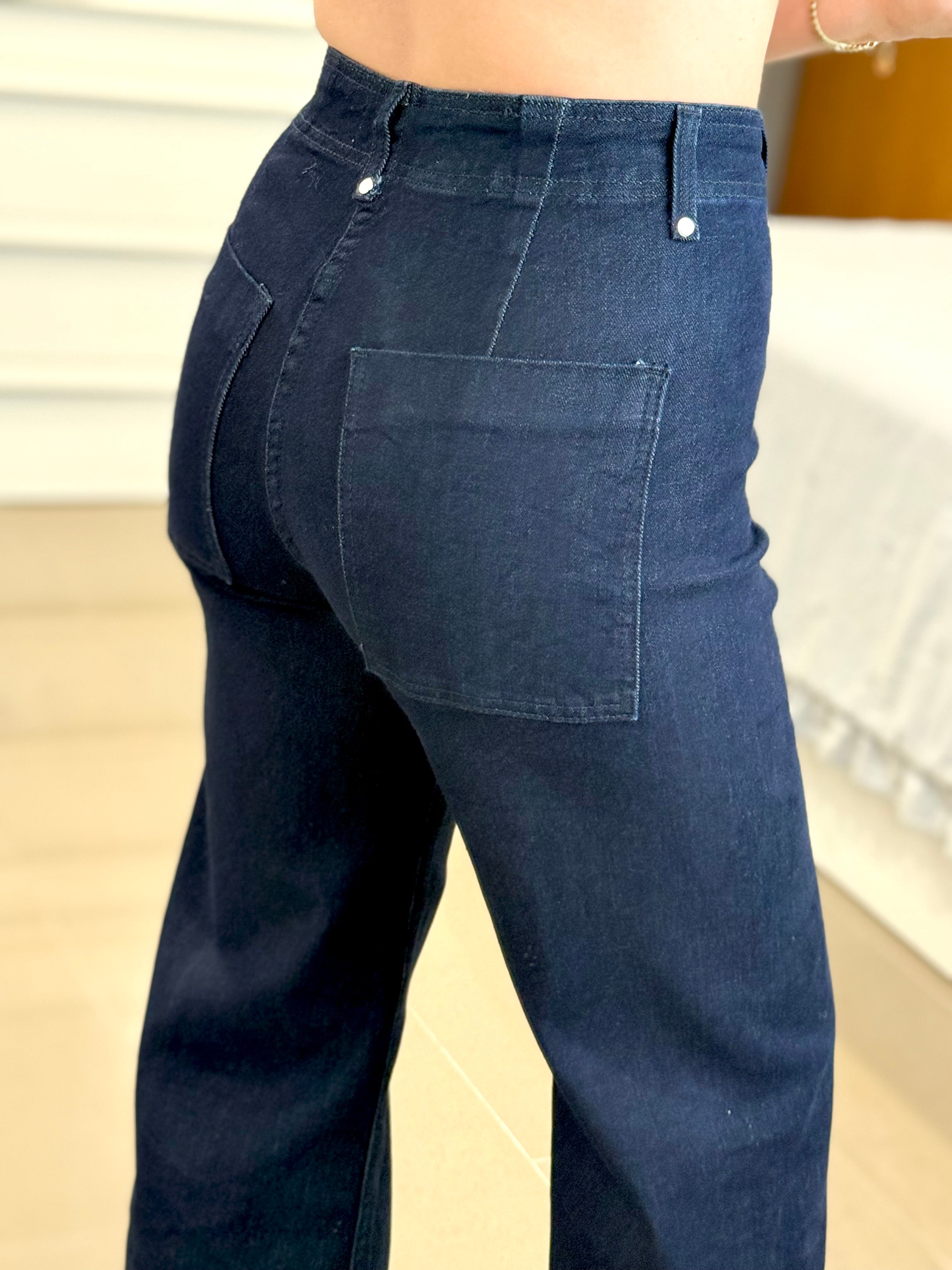PANTAL¨®N DENIM COSTURAS