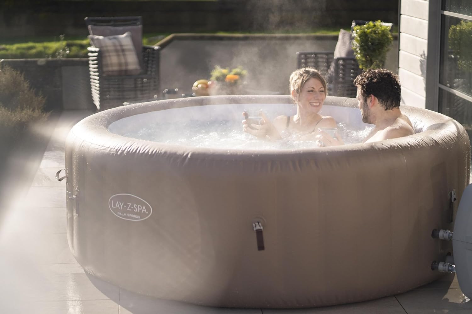 Bestway Lay-Z-SPA® 77" x 28"/1.96m x 71cm Palm Springs AirJet