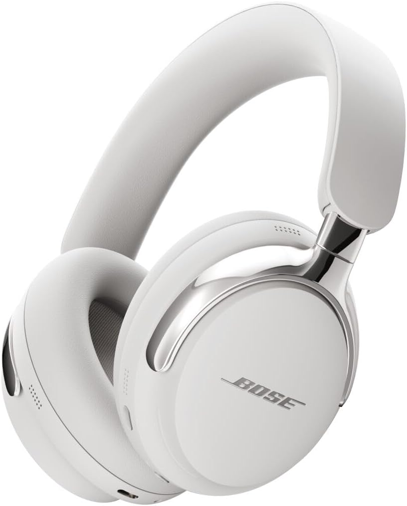 Bose QuietComfort Ultra (2. generacji) słuchawki Bluetooth, słuchawki bezprzewodowe z dźwiękiem przestrzennym, słuchawki nauszne z redukcją szumów z mikrofonem, do 30 godz. odtwarzania, czarny