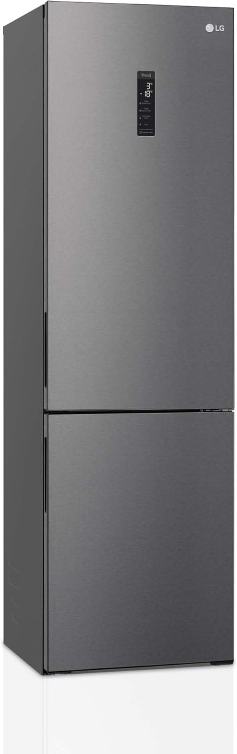 GBP61DSXGC - Frigorífico Combi No Frost, Congelador, Compresor Smart Inverter, Color Inox Antihuellas, 186 cm, 341 l