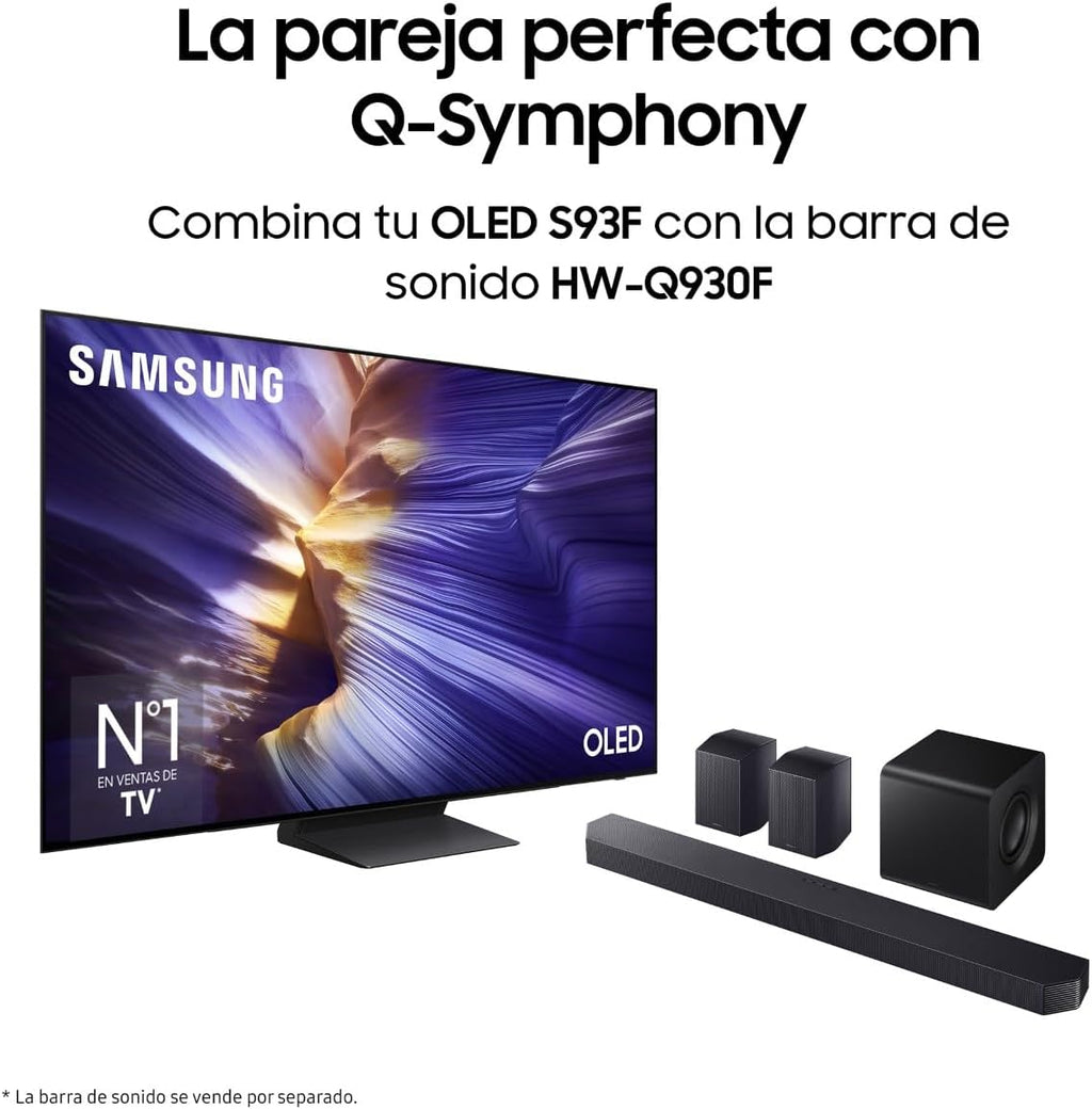 TV 65 Pulgadas OLED S93F 4K Smart TV con Vision AI, Motion Xcelerator 144Hz y Colores certificados por Pantone