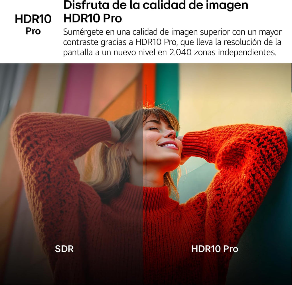 43NANO80A6B - TV 43", 4K NanoCell, Smart TV, LED IA, WebOS 25, Procesador Potente e Inteligente, Super Upscaling, Dolby Digital Plus, Alexa/Google Assistant, Negro