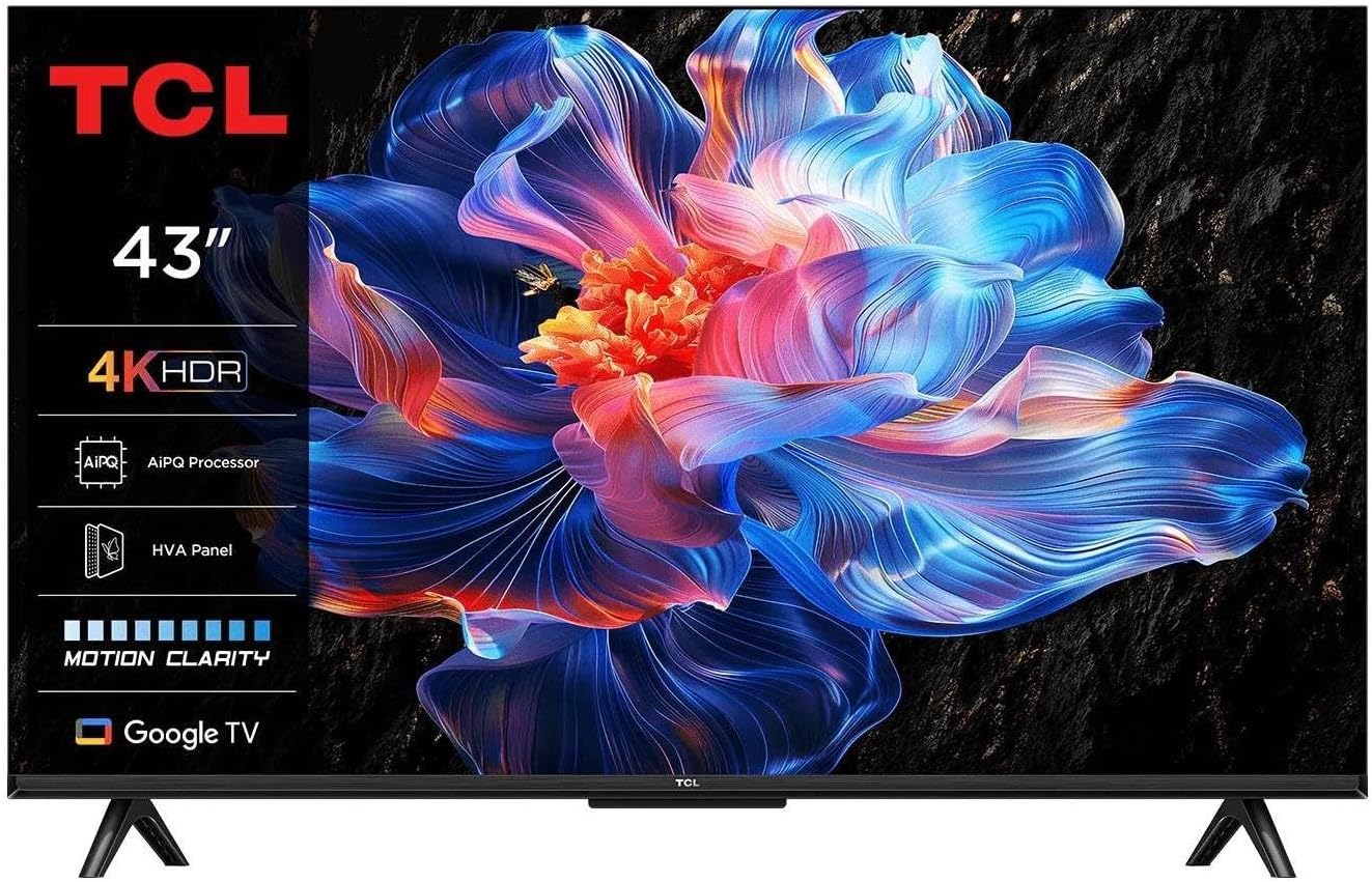 TCL 32V5C - Smart QLED Full HD 32-calowy telewizor Direct LED z systemem Android TV i HDR - kompatybilny z Google Cast i Google Home, smukła konstrukcja [klasa efektywności energetycznej F]